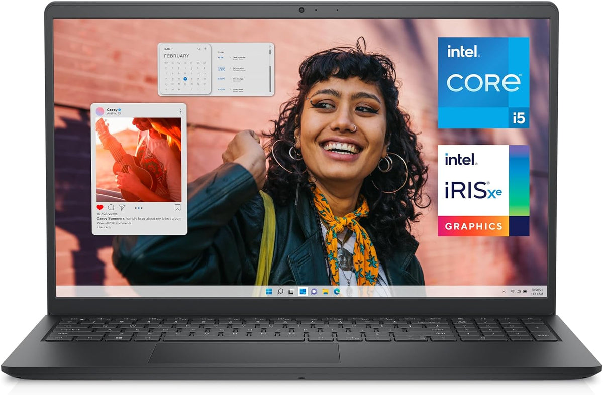 Dell Inspiron 15 3530 Portátil 15,6 pulgadas - Intel Core i5 con 16 GB RAM y SSD de 512 GB - Pantalla FHD 120 Hz e Intel Iris Xe - Windows 11 con teclado QWERTY español