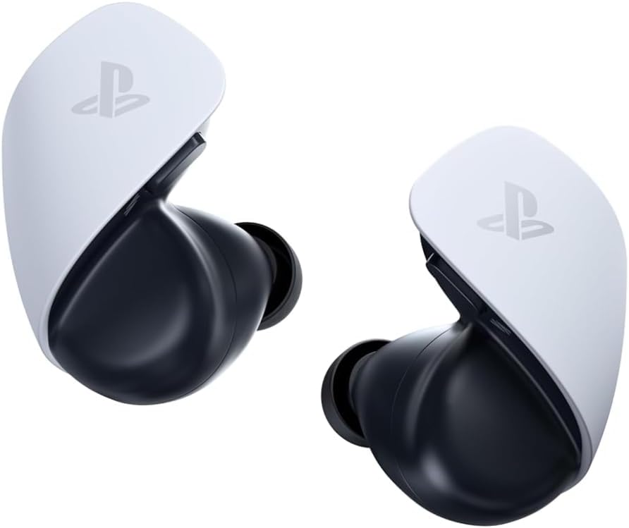 Auriculares Sony PULSE Explore - intraurales inalámbricos para gaming - conexión Bluetooth en negro y blanco - batería de ion litio incluida y peso de 6 g