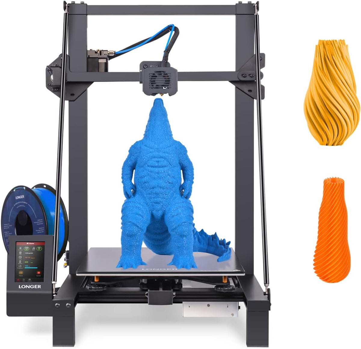 ARKEM LK5 Pro Impresora 3D FDM - Volumen de impresión 300 x 300 x 400 mm - Pantalla táctil a color de 4,3 pulgadas - Controlador TMC2208 y estructura preensamblada