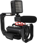 Cámara de vídeo 5K para vlogs - Resolución fotográfica de 56 MP y pantalla táctil de 3 pulgadas - Zoom digital de 18 aumentos y WiFi - Estabilización de imagen