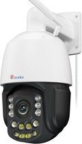 Cámara PTZ Ctronics 870C 4K - zoom óptico de 30 aumentos y visión nocturna de 180 m - seguimiento automático y detección inteligente - WiFi y almacenamiento