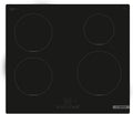Placa de inducción Bosch PUE611BB5E - ancho de 60 cm con 4 zonas de cocción - superficie vitrocerámica negra - PowerBoost inicio rápido y control táctil