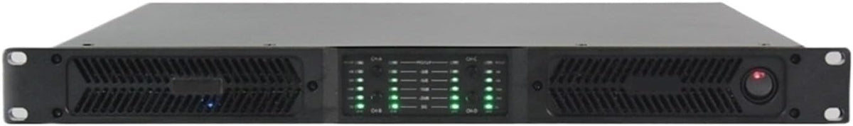 D4-1300 amplificador profesional Clase D - Etapa de potencia para sistemas de sonido - Amplificación para altavoces compatibles - Equipo de audio para instalaciones y eventos