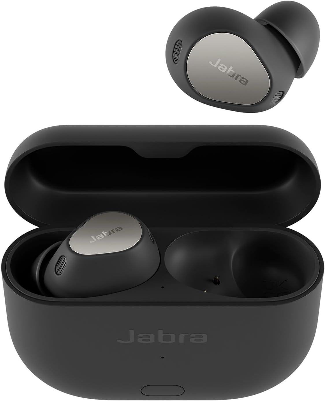 Jabra Elite 10 Gen 2 auriculares - Diseño intraural semiabierto en negro titanio - ANC avanzado y seis micrófonos - Audio espacial y estuche inteligente LE Audio