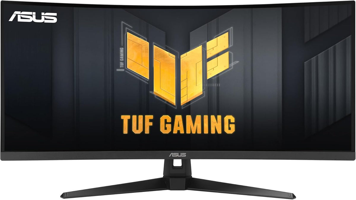 ASUS TUF Gaming VG34VQ3B monitor curvo - Pantalla WQHD de 34 pulgadas y 180 Hz - Respuesta de 1 ms con ELMB Sync - FreeSync Premium y DisplayWidget Center
