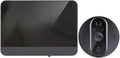 Timbre con vídeo OPTEPYOE R9 - pantalla Full HD 1080p de 4,3 pulgadas - control de voz bidireccional - conexión Bluetooth sin tarjeta TF incluida