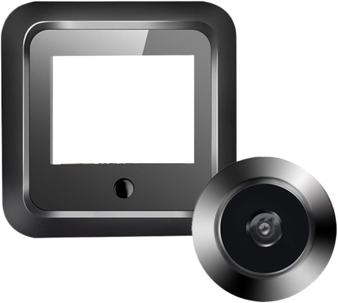 OPTEPYOE timbre con vídeo - Pantalla de 2.4 pulgadas y resolución de 240 x 320 píxeles - Gran angular de 120 grados - Bluetooth con cable de carga