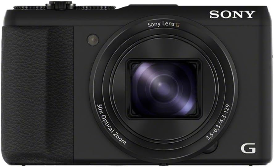Sony Cyber-Shot DSC-HX50 cámara compacta - Sensor CMOS de 20,4 MP y pantalla de 3 pulgadas - Zoom óptico de 30 aumentos y WiFi - Estabilización óptica color negro