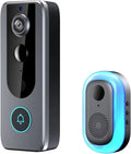 OPTEPYOE videoportero exterior - Vídeo Full HD 1080p para control de acceso - Comunicación de voz bidireccional - Bluetooth con cable de carga