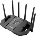 Router gaming ASUS TUF BE9400 - WiFi 7 tribanda ampliable con AiMesh - cuatro puertos 2,5G y reenvío de puertos - AiProtection Smart Home Master y red de invitados