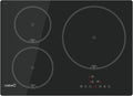 Placa de inducción Cata IB 5003 BK - ancho de 60 cm con 3 zonas - vitrocerámica negra y 9 niveles - Booster temporizador individual y avisador acústico