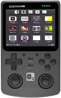 GKD Mini Plus consola retro portátil 3,5 pulgadas - 10000 juegos clásicos integrados - Configuración 16 GB y 128 GB - Batería con Micro SD y USB en acabado gris