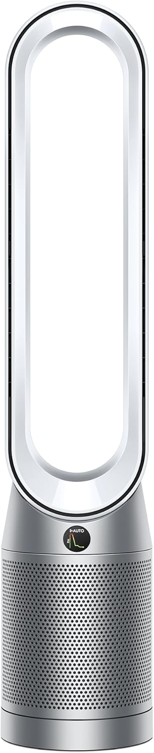 Purificador ventilador Dyson Purifier Cool PC1 - filtro HEPA para 27 metros cuadrados - potente flujo de aire refrescante - torre blanca con mando a distancia