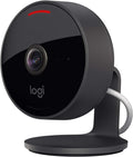 Cámara Logitech Circle View - vídeo Full HD 1080p con campo de visión de 180 grados - visión nocturna y audio bidireccional - cable y Apple HomeKit Secure Video