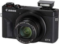 Canon PowerShot G7 X Mark III cámara compacta - Sensor CMOS y archivos JPEG RAW - Zoom óptico 4,2x y estabilización óptica - Distancia focal hasta 100 mm negra