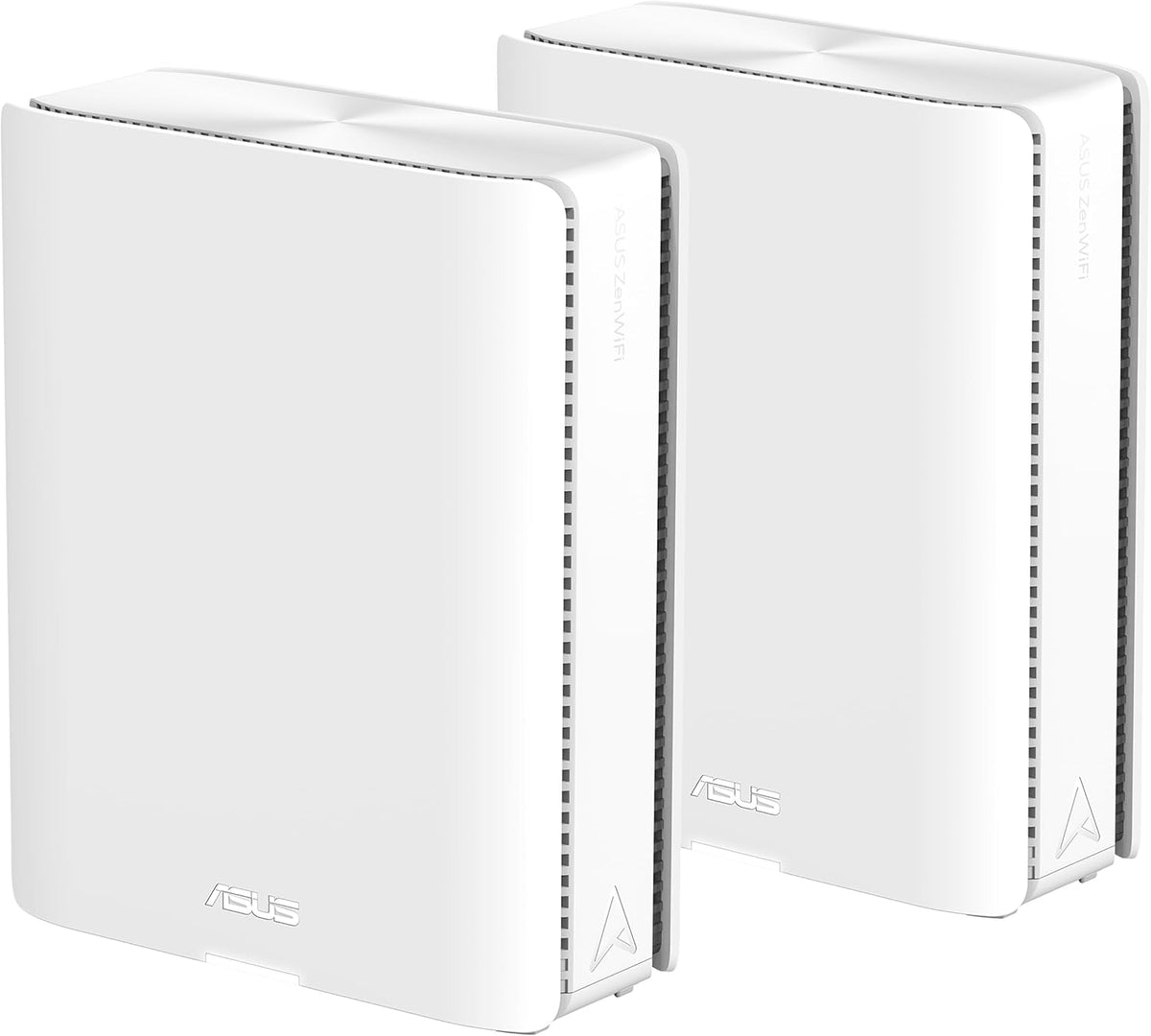ASUS ZenWiFi BQ16 Pro sistema Mesh WiFi 7 - BE25000 cuatribanda con canales de 320 MHz - Dos puertos 10G y WAN de respaldo - Pack de dos unidades con AiMesh