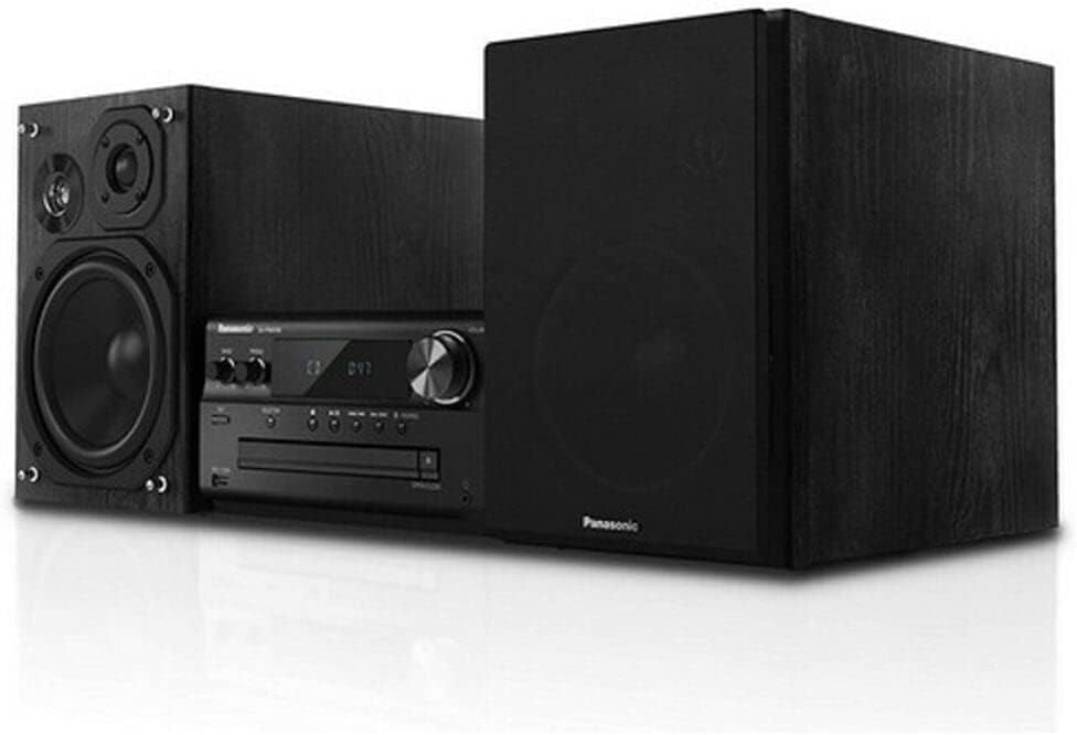 Panasonic SC-PMX90 Microcadena HiFi 120 W - Altavoces con woofer de 14 cm y tweeters integrados - Bluetooth USB radio FM y AUX 3,5 mm - Plata para música doméstica y dispositivos móviles