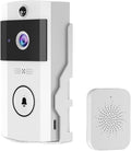 OPTEPYOE intercomunicador doméstico - Timbre con vídeo 1024p para la entrada - Comunicación de voz bidireccional - Unidad de puerta con Bluetooth y cable de carga