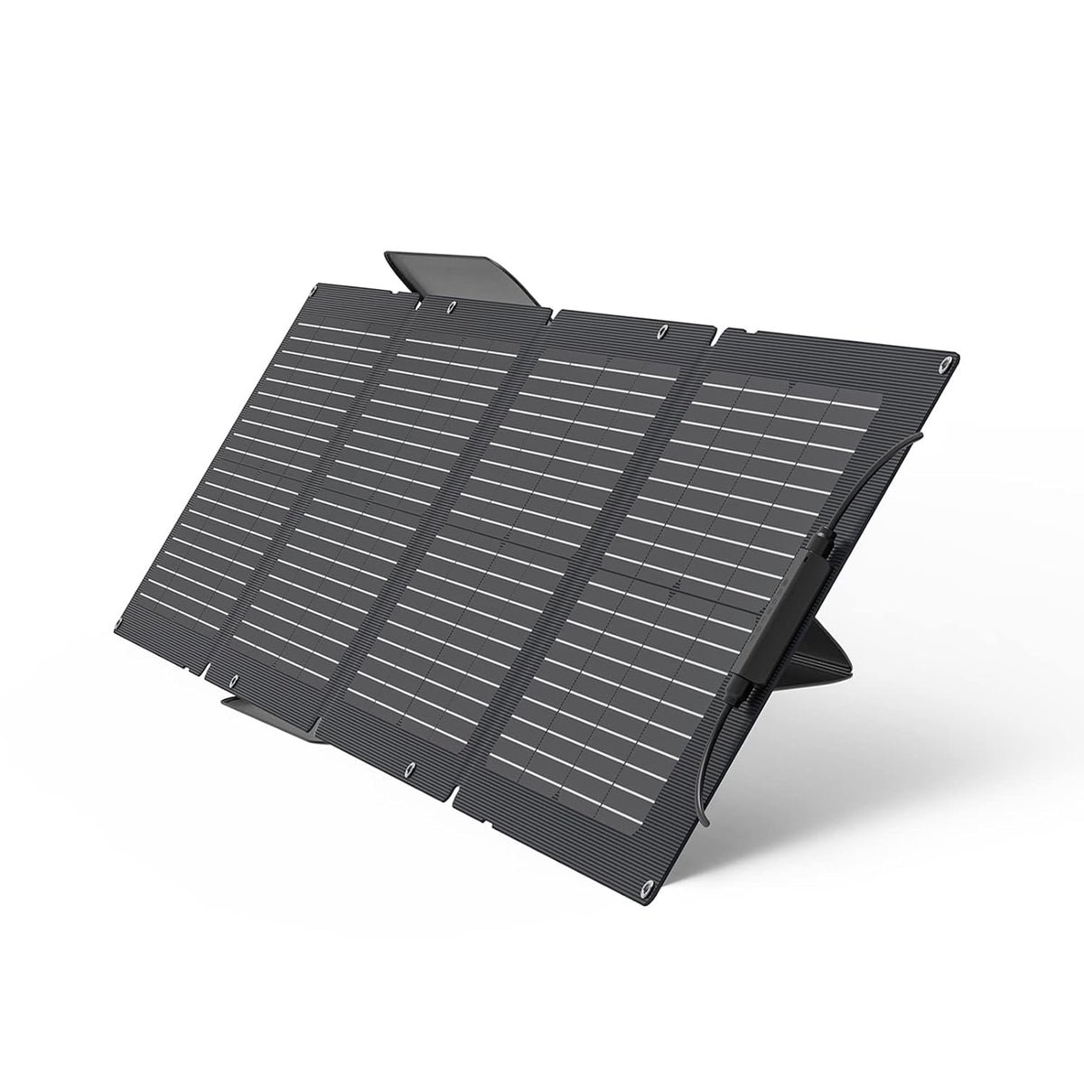 EcoFlow panel solar portátil 110 W - Diseño plegable con soporte ajustable - Resistencia al agua IP67 y salida de 18 V - Para camping autocaravanas y uso exterior