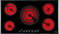 Placa vitrocerámica Teka TR 951 - ancho de 90 cm con 5 zonas radiantes - cristal negro con áreas doble y triple - Touch Control y función Stop Go