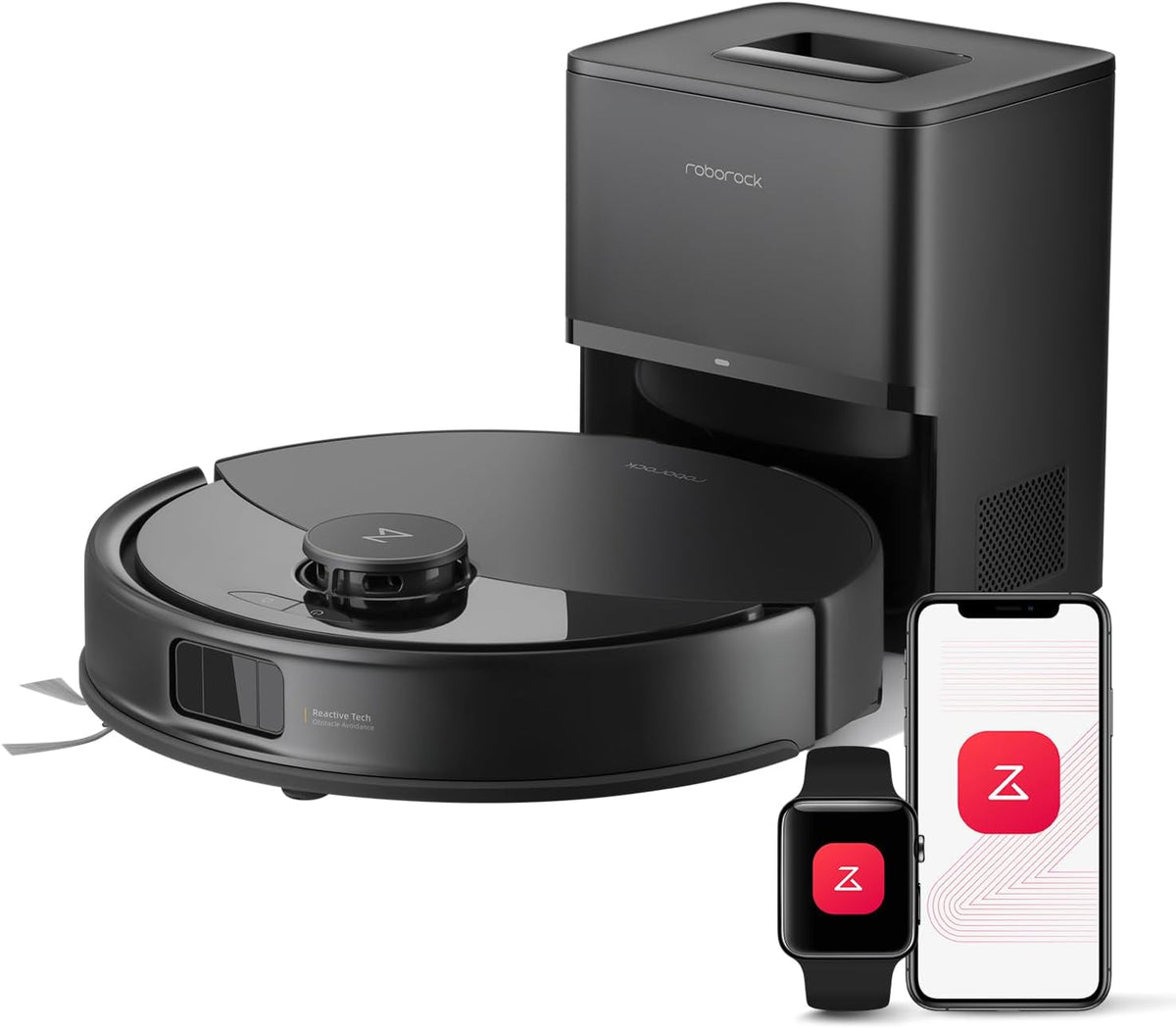 Roborock Q10 X5 Plus Robot aspirador y mopa - Succión 10000 Pa con doble cepillo anti enredos - Vaciado automático hasta 7 semanas - Evitación inteligente de obstáculos