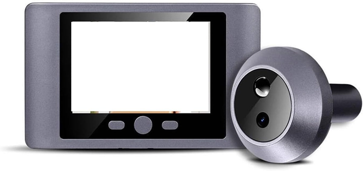 Timbre con vídeo OPTEPYOE - pantalla digital de 2,8 pulgadas - sensor de presencia humana y cámara de 1024p - conexión Bluetooth con cable de carga