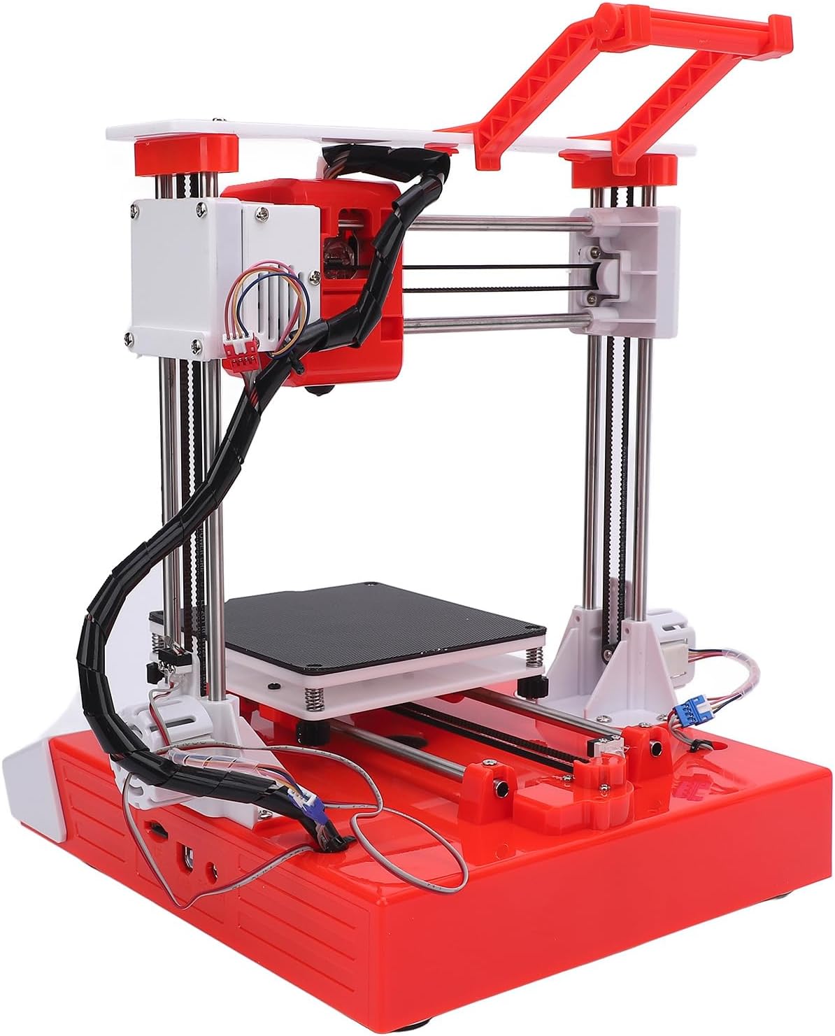 Plyisty Impresora 3D para Principiantes con Filamento PLA - Velocidad 40 mmss y Tamaño de Impresión 3,9 x 3,9 x 3,9 Pulgadas - Máquina Educativa con Memoria 4G