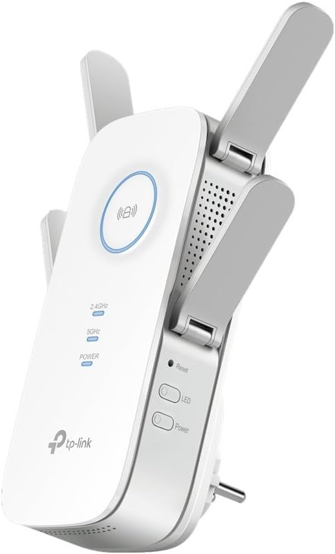TP-Link RE500 repetidor WiFi AC1900 - Doble banda con tecnología 3 x 3 MU MIMO - Puerto Gigabit Ethernet - Ampliación de señal para hogar inteligente y Alexa