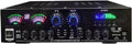QZCX Amplificador estéreo HiFi 628BT - Pantalla dinámica 555BT y potencia máxima de 2500 W - Amplificador digital para cine en casa y coche - Diseño compacto de 51 x 33 x 17 cm