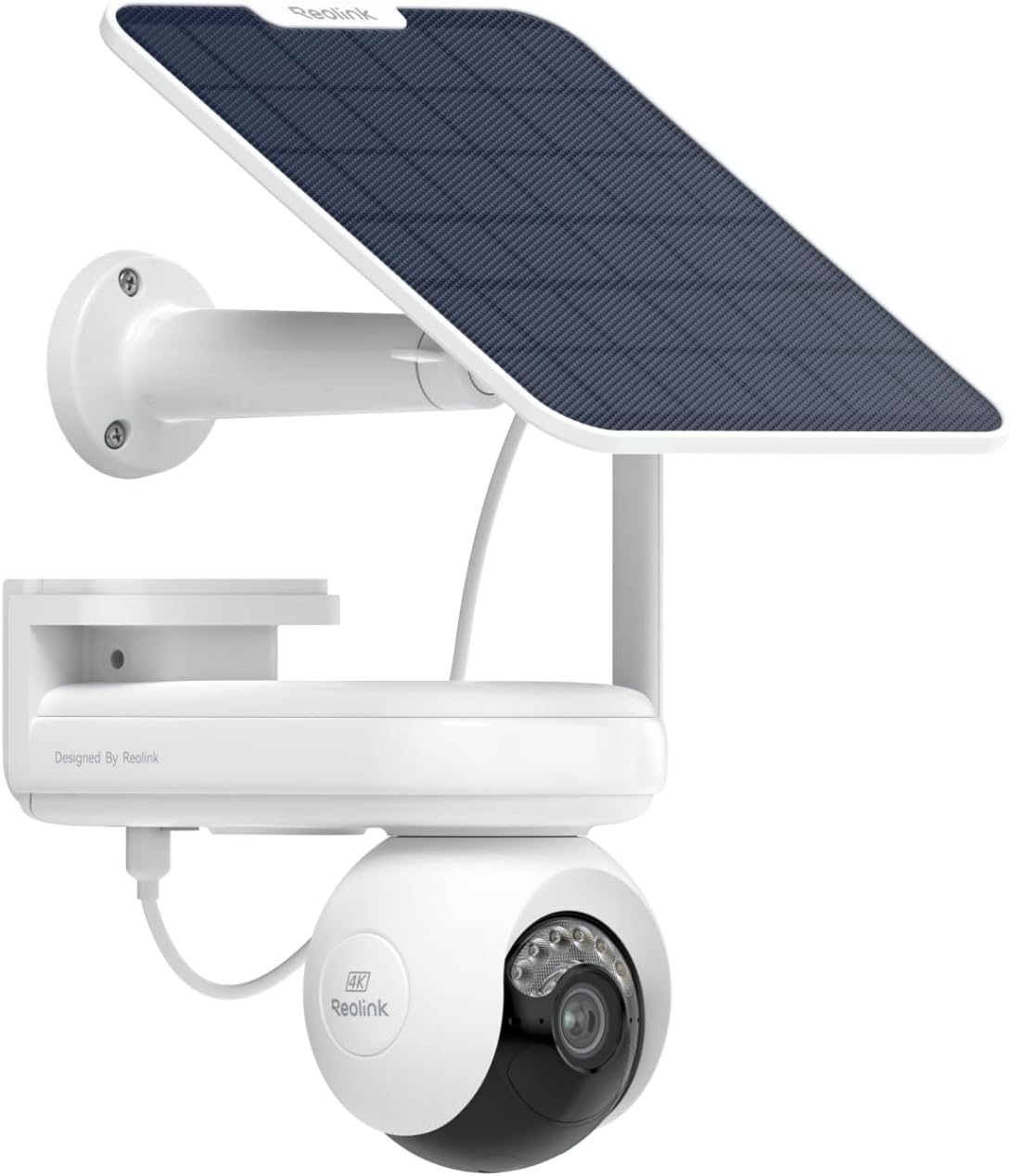 Reolink Altas PT Ultra cámara solar exterior 4K - Batería recargable de 20000 mAh - Cobertura de 360 grados con seguimiento automático - WiFi 6 y visión nocturna ColorX