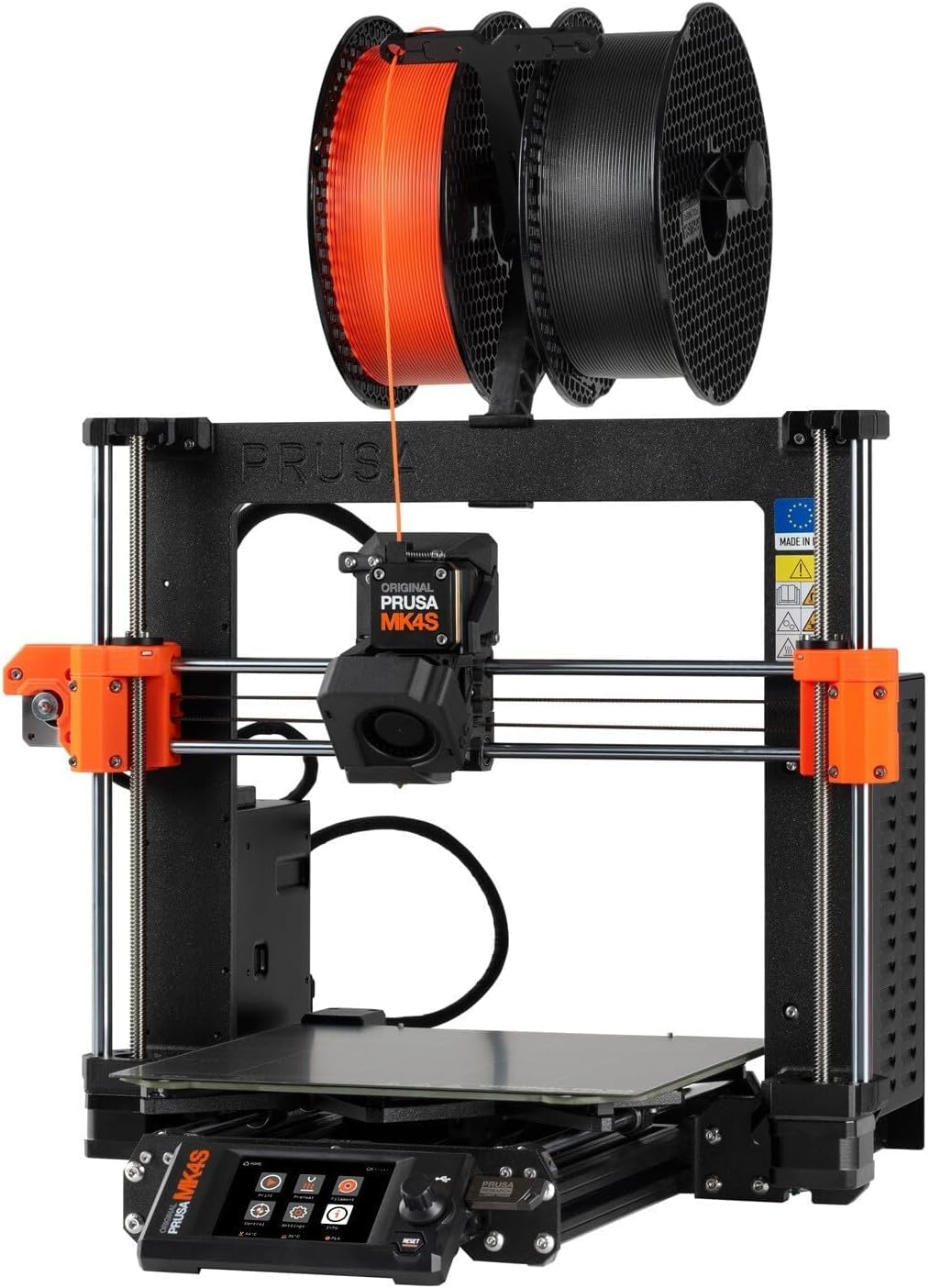 Prusa MK4S Kit Impresora 3D Original DIY - Calibración Automática y Placas Extraíbles - Compatible con PLA y Conexión WiFi USB Ethernet