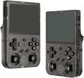 AMOC RG353V Consola portátil retro - Pantalla IPS de 3,5 pulgadas con sistema dual - 35000 juegos integrados - Memoria de 16 GB y 256 GB en formato compacto de 180 g