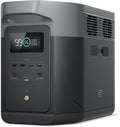 EcoFlow DELTA 2 Max estación de energía portátil - Batería LFP de 2048 Wh y hasta 3100 W - 3000 ciclos y carga al 80 por ciento en 53 min - Para hogar caravana y camping