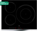 Svan SI3601SB32 placa de inducción - Tres zonas en cristal negro con potencia de 7400 W - Control Slider táctil y función Turbo - Bloqueo y autodesconexión