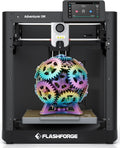 Flashforge Adventurer 5M Impresora 3D FDM - Velocidad máxima 600 mm-s con CoreXY - Nivelación automática y extrusión directa - Boquilla desmontable para PLA ABS PETG TPU y fibra