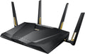 Router gaming ASUS RT AX88U AX6000 - WiFi 6 de doble banda y AiMesh ampliable - 2 puertos de 2,5 G y RangeBoost Plus - VPN seguridad de red e Instant Guard