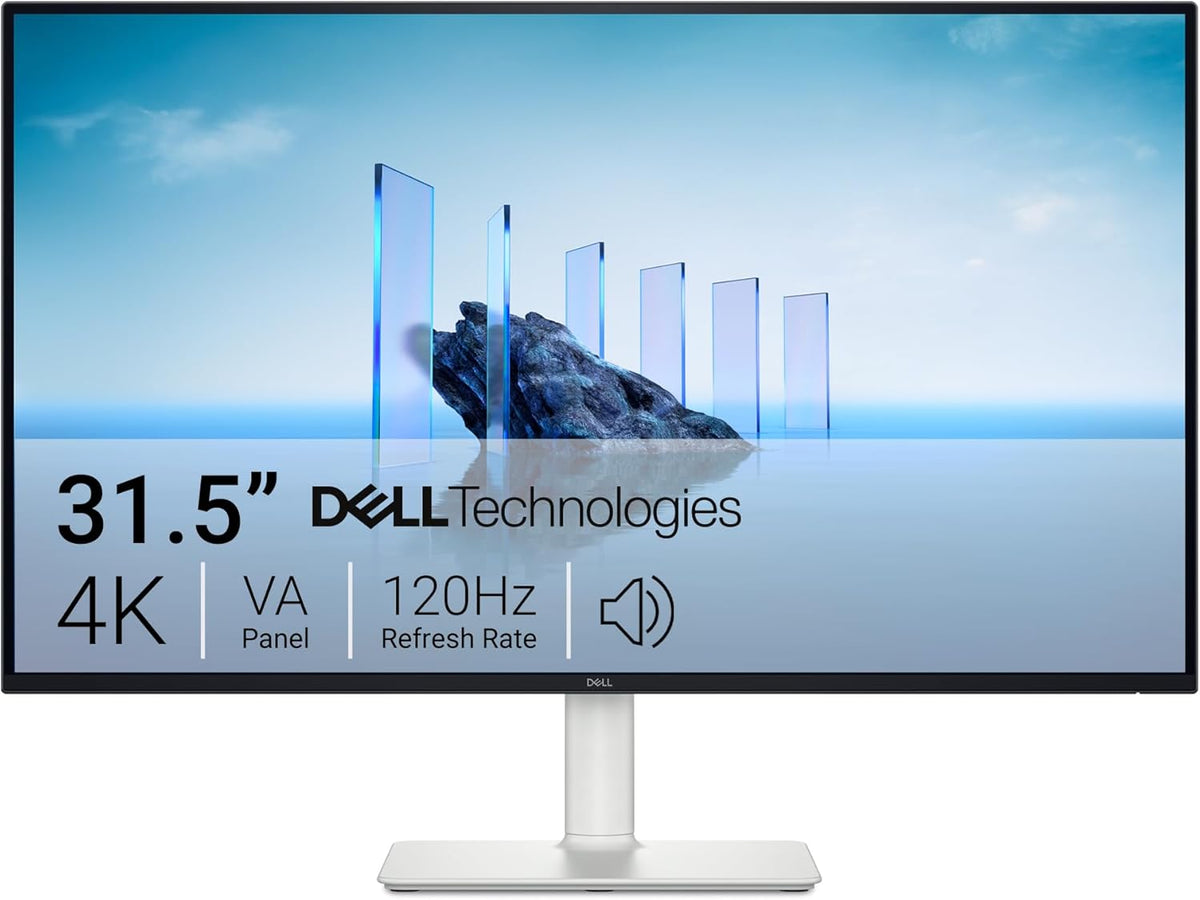 Monitor Dell 32 Plus S3225QS de 31,5 pulgadas - resolución 4K UHD con panel VA mate - 120 Hz y FreeSync Premium - HDR10 altura ajustable altavoces HDMI y DisplayPort
