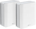 ASUS ZenWiFi BT8 sistema Mesh WiFi 7 - Tribanda con velocidad de hasta 14 Gbps - Dos puertos 2.5G y conexión móvil 4G 5G - Pack de dos unidades blancas