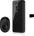 Timbre con vídeo OPTEPYOE - cámara Full HD 1080p con detección de movimiento - almacenamiento mediante tarjeta SD de 64 GB - conexión Bluetooth y cable de carga