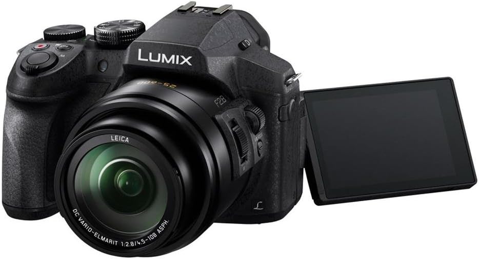 Panasonic Lumix DMC-FZ300 cámara bridge 12,1 MP - Zoom óptico 24x 25-600 mm f 2,8 - Vídeo 4K y estabilización óptica - Sellada contra polvo y salpicaduras negro