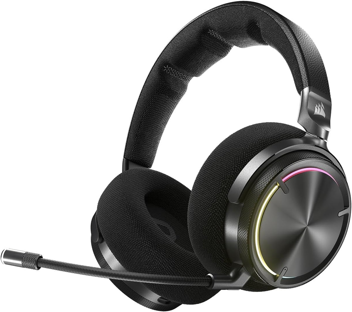 Auriculares gaming Corsair Virtuoso MAX Wireless - inalámbricos para Xbox PC y Mac - Dolby Atmos y cancelación activa de ruido - micrófono Broadcast en carbono
