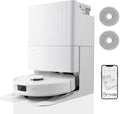 Roborock Qrevo S Set Robot aspirador y friegasuelos - HyperForce 7000 Pa con PreciSense LiDAR - Base multifunción y autovaciado - Control inteligente con 2 paños de limpieza