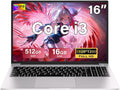 Portátil 16 pulgadas 1920 x 1200 - Intel Core i3 hasta 3,2 GHz con 16 GB RAM y SSD de 512 GB - Expansión SSD hasta 1 TB y refrigeración - WiFi 5 Bluetooth 4.2 plata
