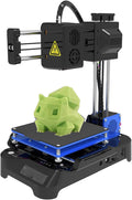 Mini impresora 3D de escritorio - Plataforma extraíble sin nivelación manual - Impresión con una tecla y calentamiento uniforme - Equipo negro para educación y estudiantes