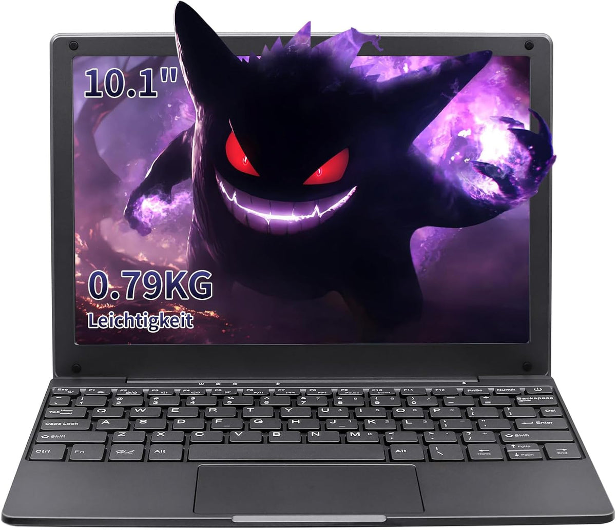 Mini portátil 10,1 pulgadas ultraligero - Celeron N4020 y 8 GB DDR4 - SSD 256 GB con gráficos integrados - Webcam USB 3.0 peso 0,79 kg gris
