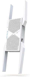 TP-Link RE655BE repetidor WiFi 7 - BE9300 tribanda con banda de 6 GHz - Puerto LAN 2.5 Gigabit y EasyMesh - Cuatro antenas externas en color blanco