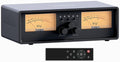 ET30 conmutador de audio analógico dual - Medidores VU dobles para nivel de señal - Selector para varias configuraciones de amplificador - Control visual para sistemas HiFi