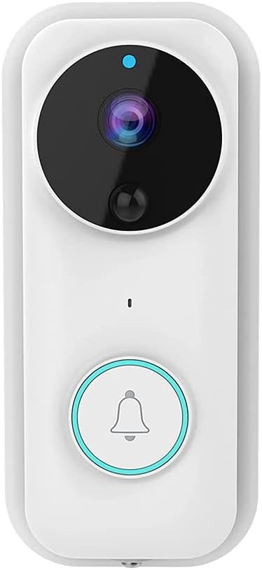Timbre inteligente con vídeo 1080p - Cámara WiFi inalámbrica para la entrada - Detección de movimiento mediante sensor PIR - Control de visitas y vigilancia doméstica