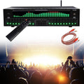 Ecualizador gráfico digital de 31 bandas - 12 patrones rítmicos y ajuste independiente de 10 segmentos - Decodificación óptica y coaxial - Para DJ hogar club y estudio