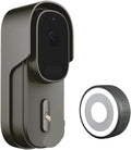 Timbre con vídeo OPTEPYOE - cámara gran angular de 170 grados - audio y vídeo bidireccional - conjunto con timbre y receptor Chime mediante Bluetooth